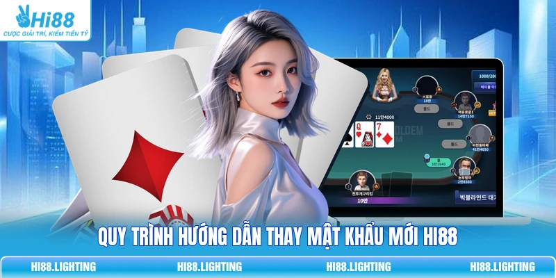 Quy trình hướng dẫn thay mật khẩu mới Hi88