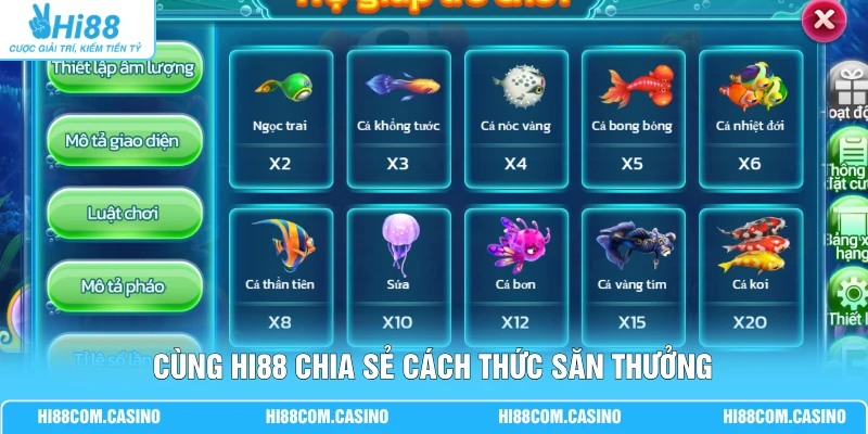 Cùng Hi88 chia sẻ cách thức săn thưởng