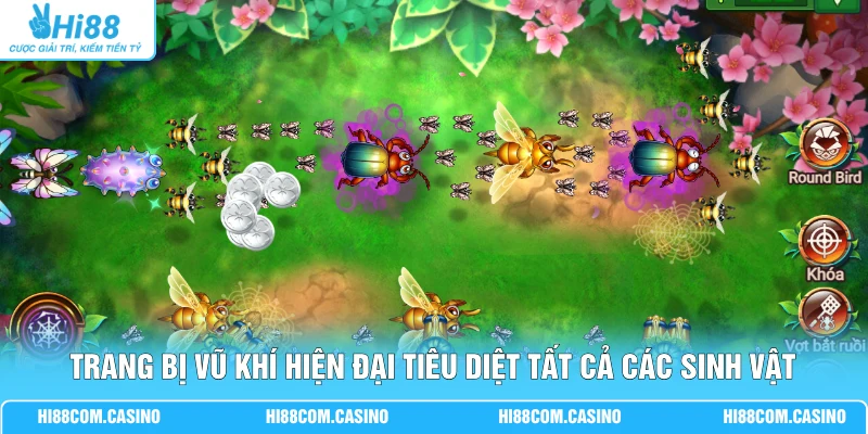 Trang bị vũ khí hiện đại tiêu diệt tất cả các sinh vật